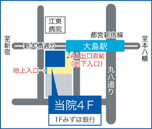 大島耳鼻咽喉科周辺地図